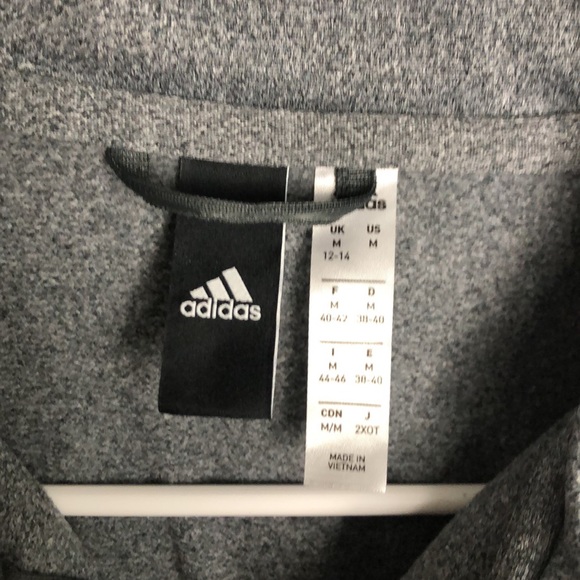 Adidas Athletic Zip Up Sweater - Picture 4 of 4
